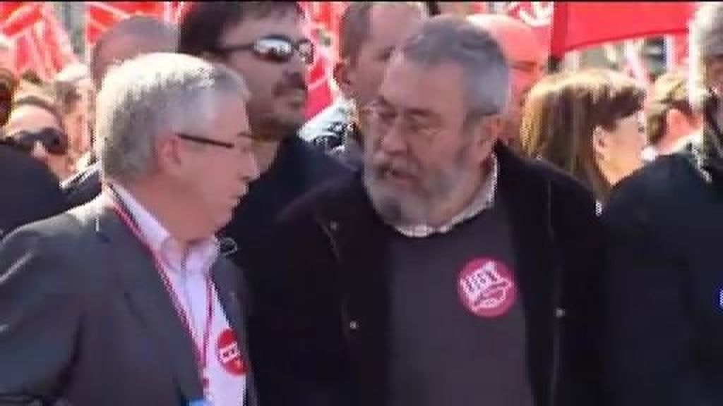 Multitudinaria manifestación en contra de la reforma laboral