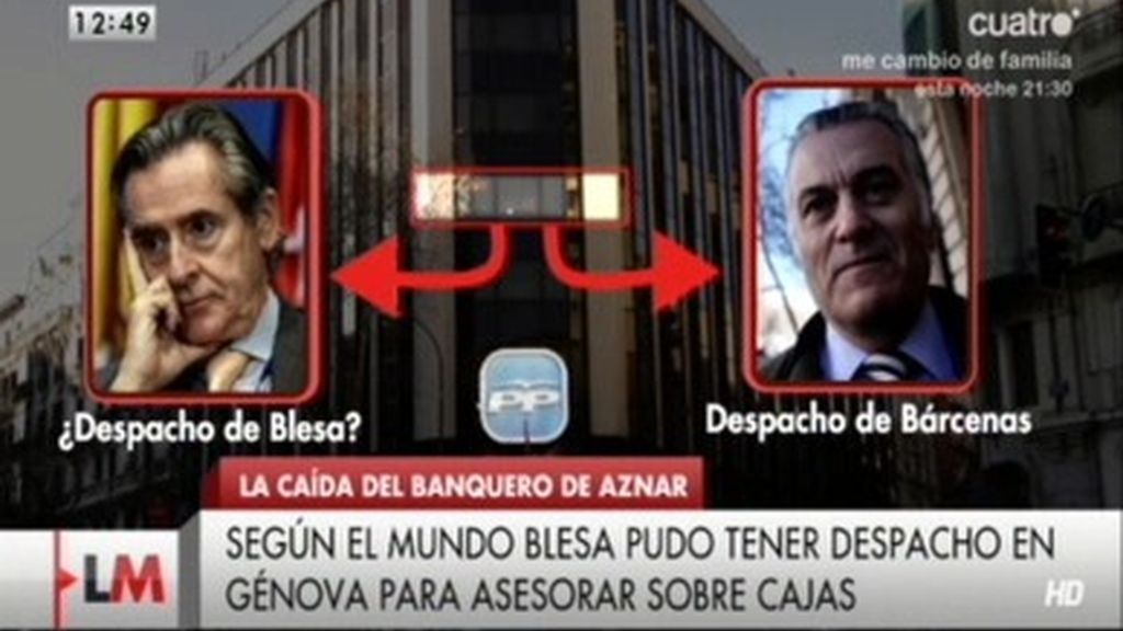 Blesa despachaba junto a Bárcenas