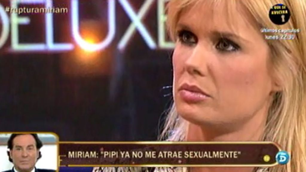 Miriam: "Pipi me ha hecho llorar por mi pasado como actriz porno"
