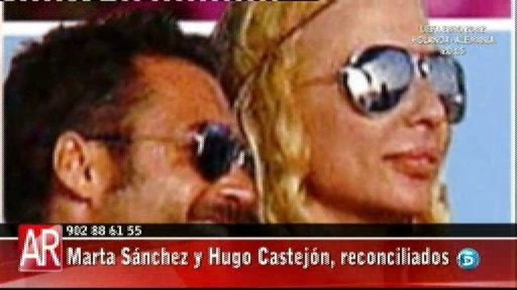 Marta Sánchez y Hugo Castejón se han reconciliado