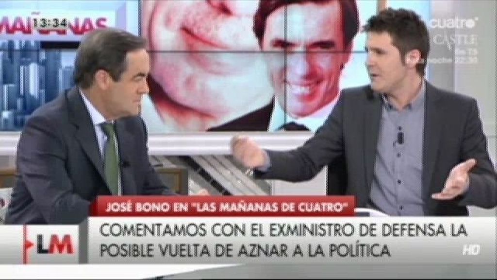 Bono: “El Gobierno no ve en Aznar un aliado”