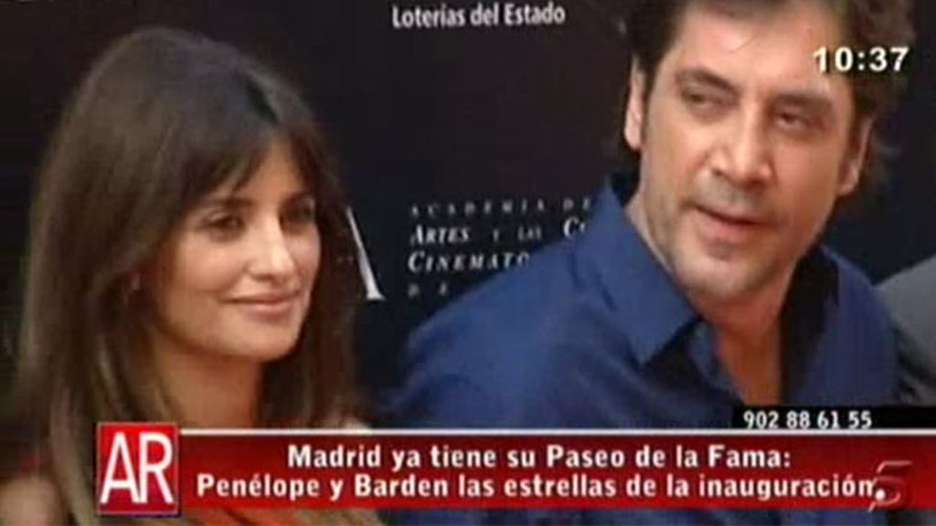 El paseo de la fama en Madrid