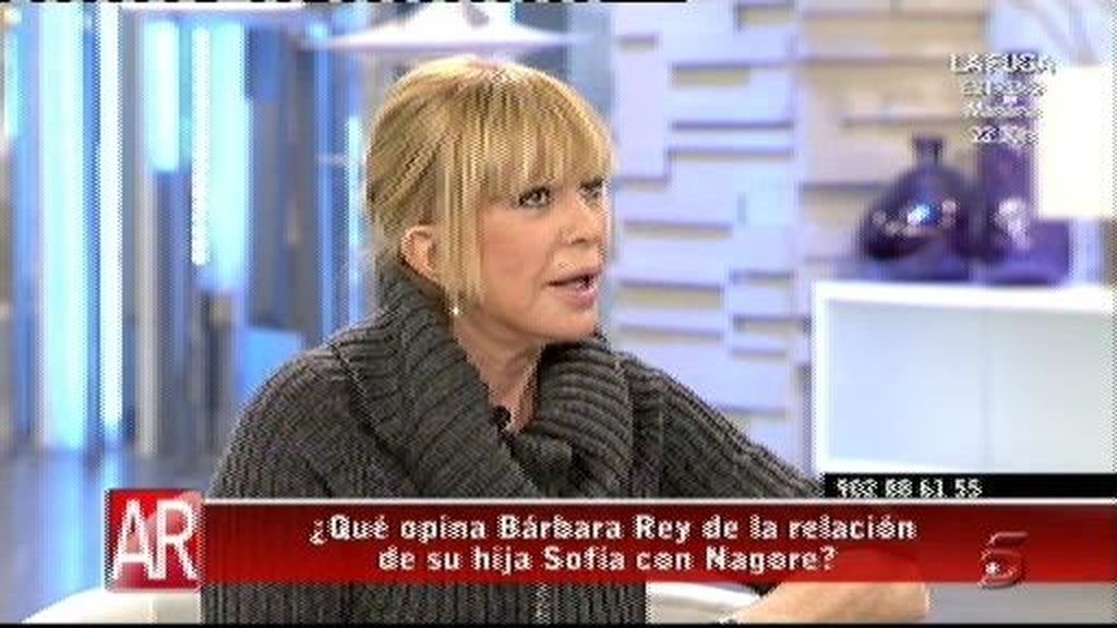 Bárbara Rey: "Me hubiera gustado que en alguna de mis relaciones hubiera habido esa compenentración y esa generosidad"