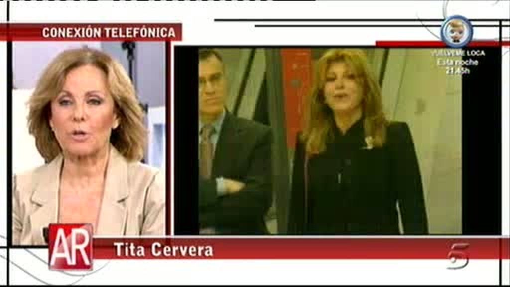 Tita Cervera se sincera