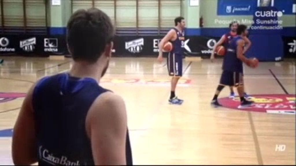 Así entrena la selección española de baloncesto