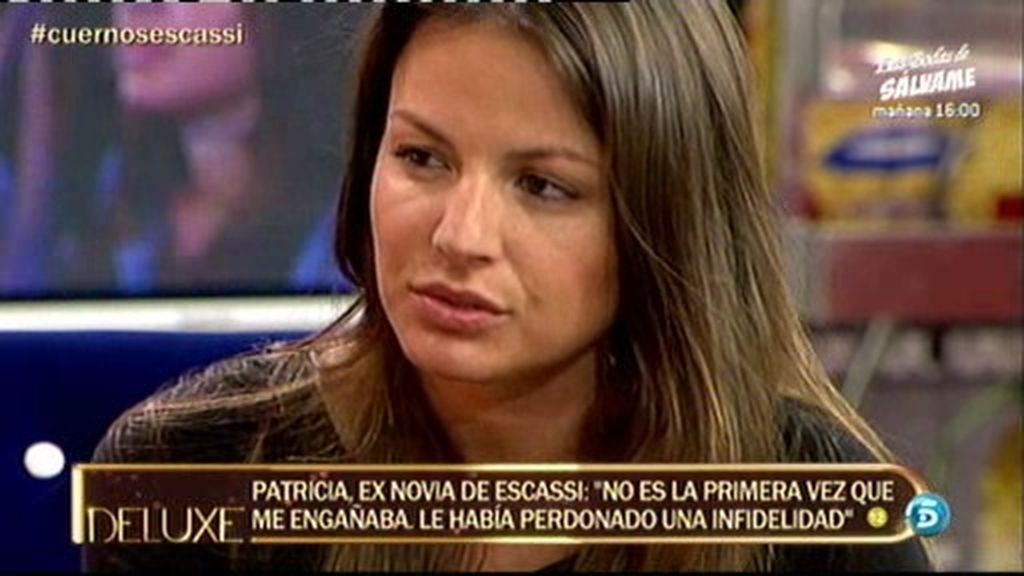 Patricia, ex de Escassi: "Estoy dolida, Álvaro me dijo que no había nada con Sonia"