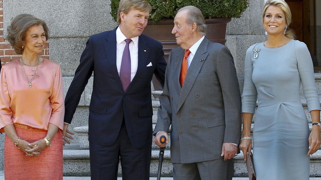 La monarquía española recibe a los Reyes de Holanda en España