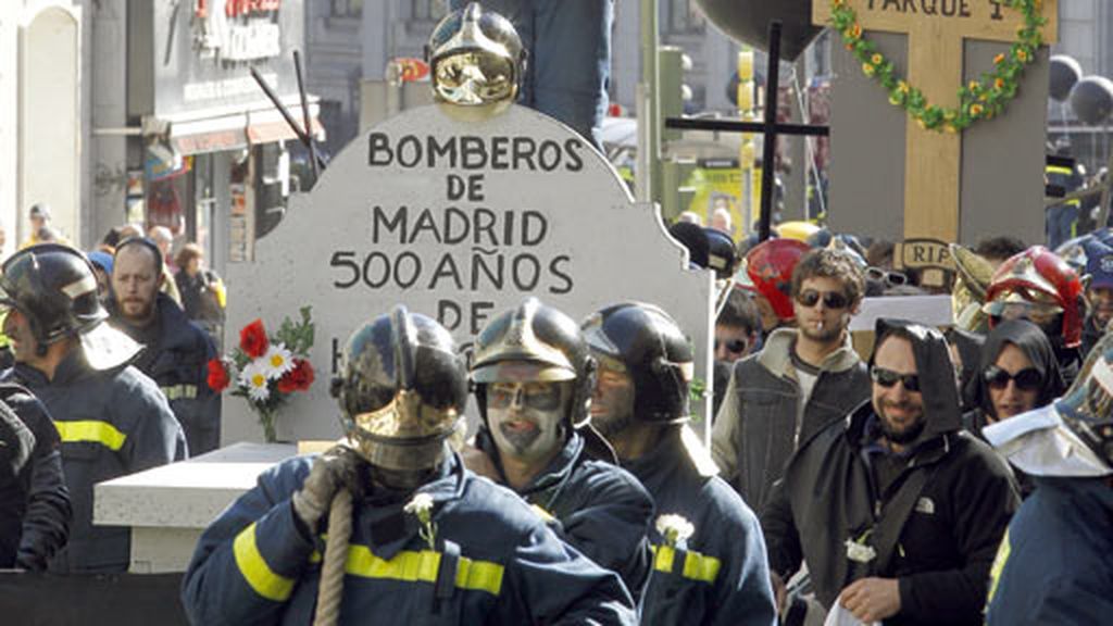 Bomberos de Madrid, en pie guerra