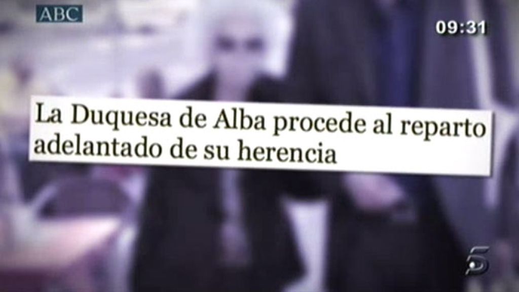 La Duquesa reparte su herencia