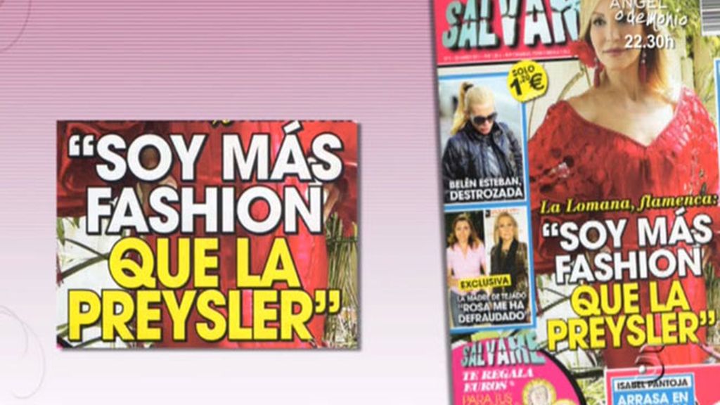 Carmen Lomana, la flamenca