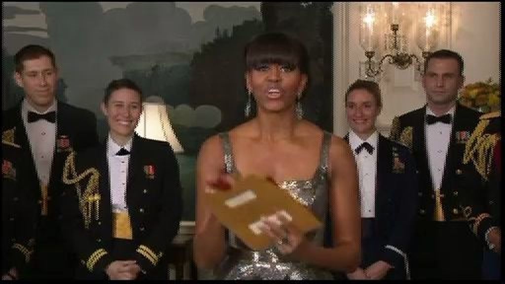 Irán retocó el vestido de Michelle Obama en los Oscars porque era obsceno