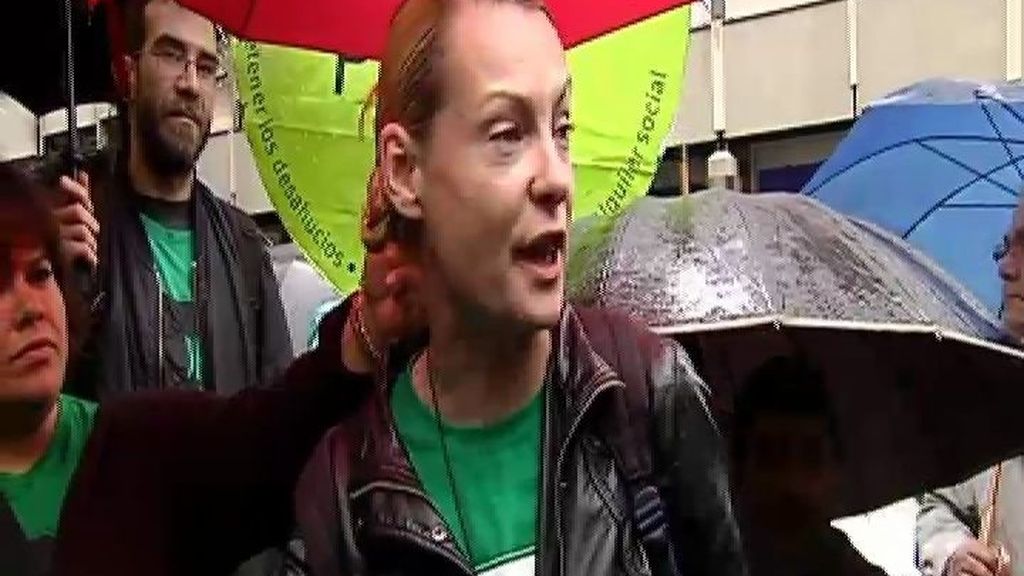 Escrache de la PAH a Jorge Moragas en Barcelona