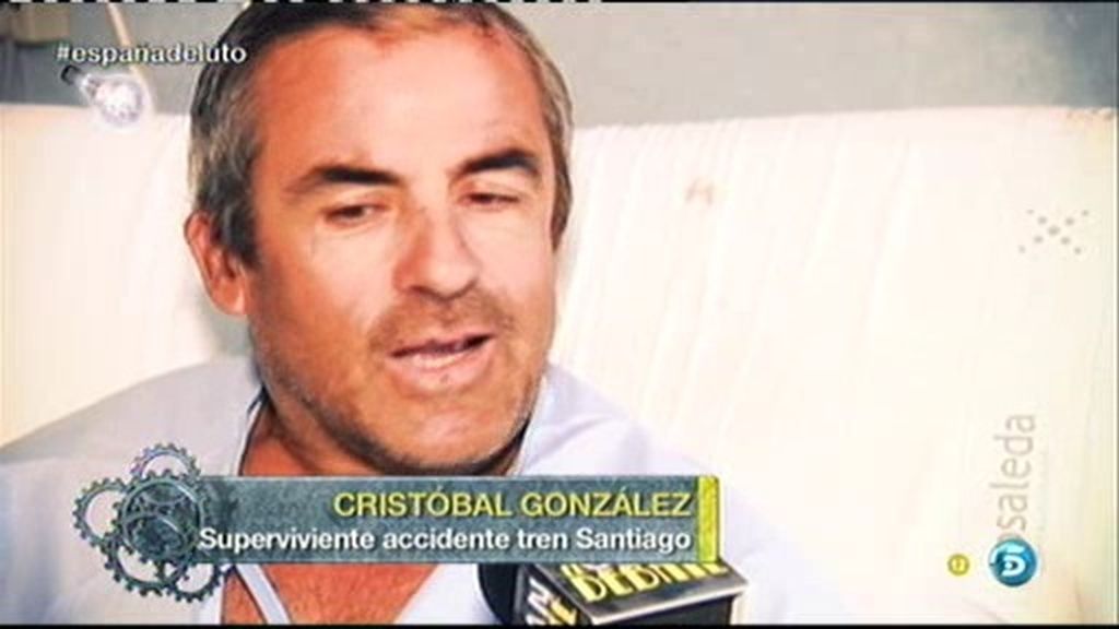 Cristóbal: "Un vagón confortable se convirtió en un amasijo de hierros"
