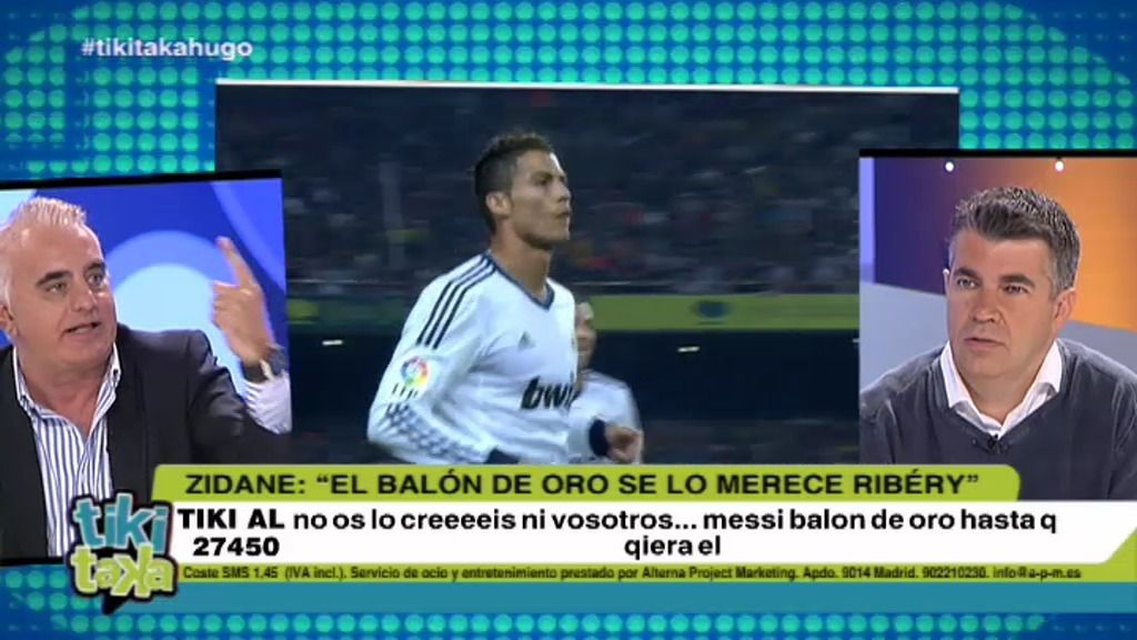 Pedro P. San Martín: “Cristiano está muy enfadado con Zidane por decir que Ribery se merece el balón de oro”