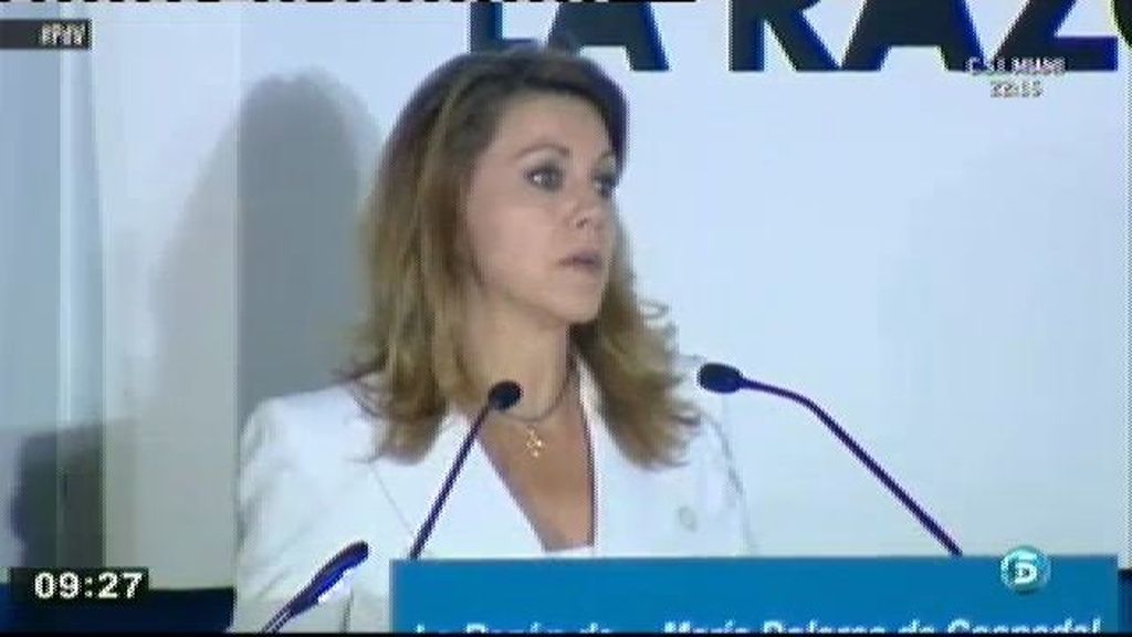 Cospedal: "Ningun miembro del PP imaginaba los tejemanejes de Bárcenas"