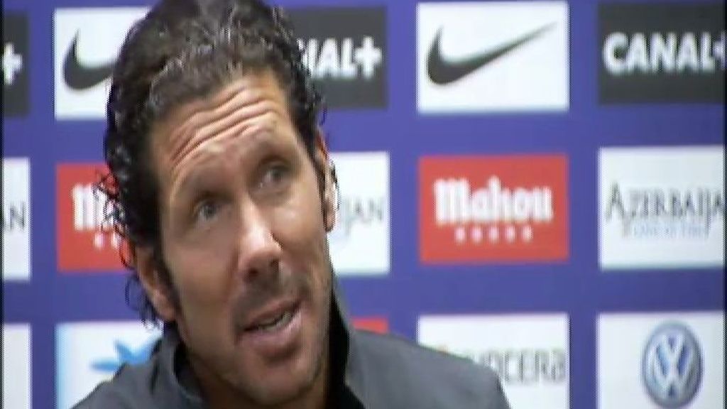 Simeone no espera "ninguna sorpresa en cuanto a salidas" en el Atlético
