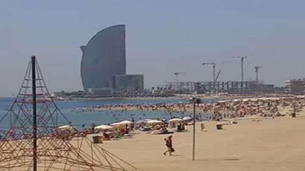 Barceloneta, bandera negra