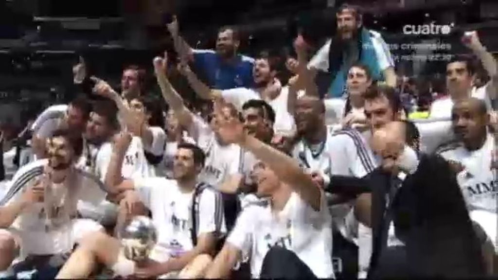 El Real Madrid de baloncesto se proclama campeón de Liga