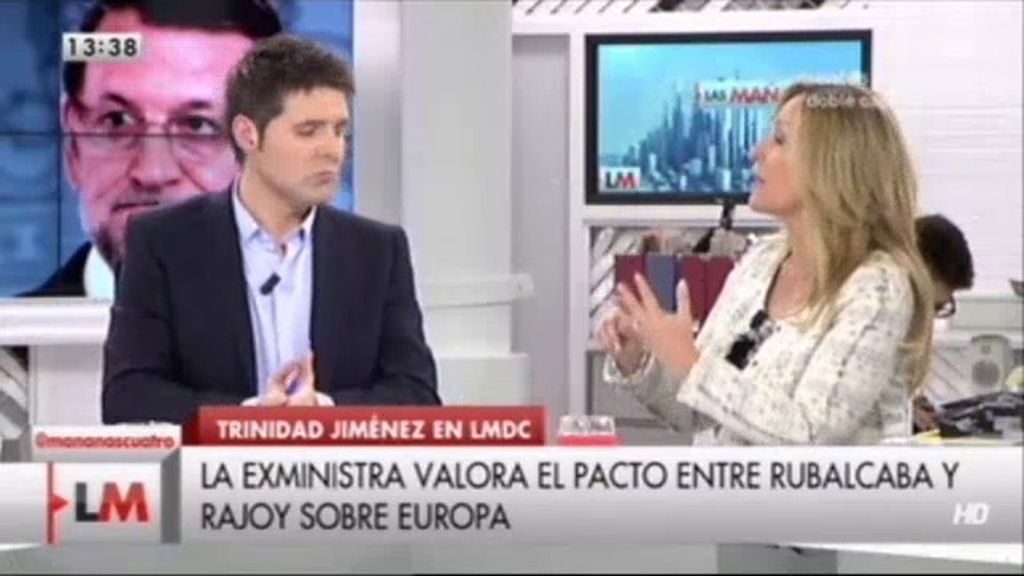 Trinidad Jiménez explica por qué es importante un pacto PP - PSOE