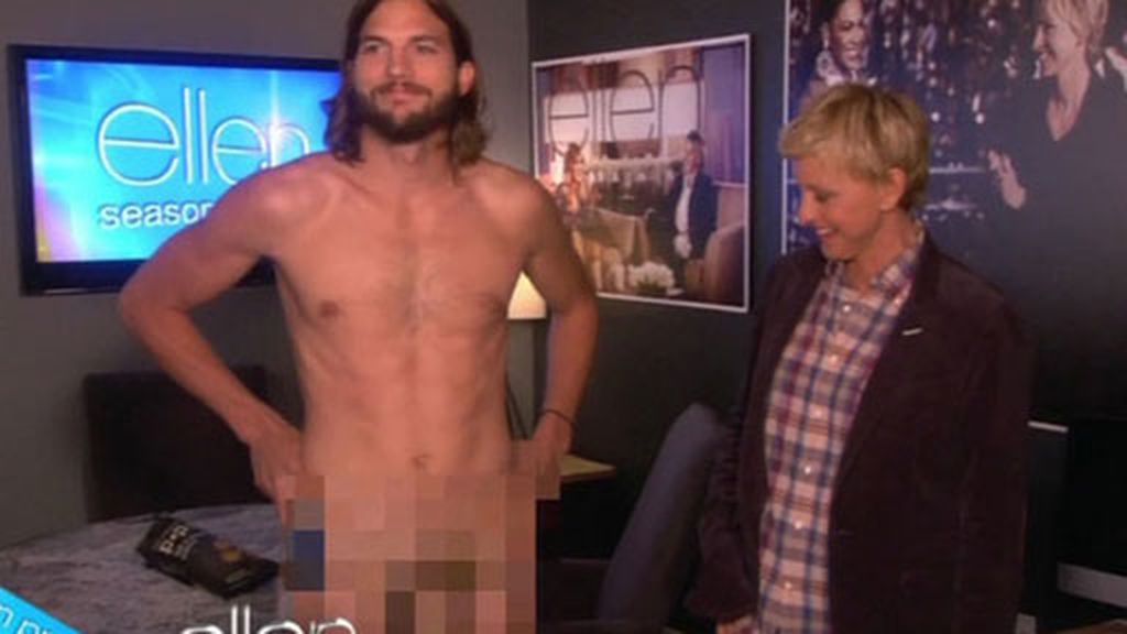 Ashton Kutcher, al desnudo