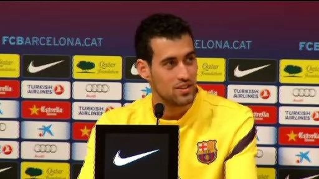 Busquets: "Ojalá Guardiola sea como Ferguson"
