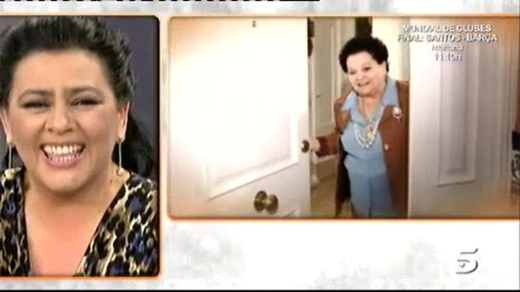 María recibe una sorpresa de su madre