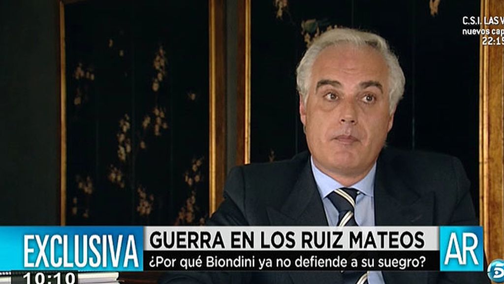 Antonio Biondini, enfrentado con Ruiz Mateos