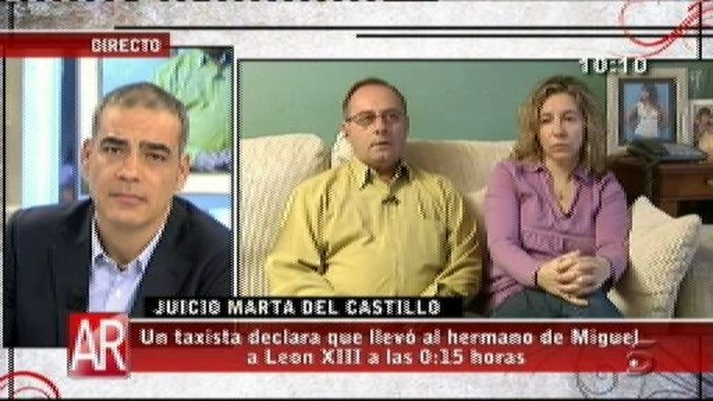 "La declaración del taxista me parece muy segura" "La declaración del taxista me parece muy segura"