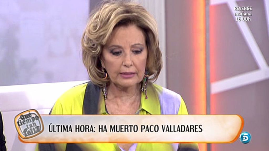 María Teresa estuvo riéndose con Paco Valladares hace dos días