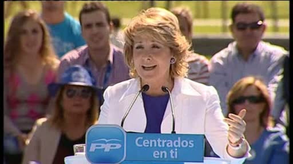 Aguirre:PSOE deja país arruinado