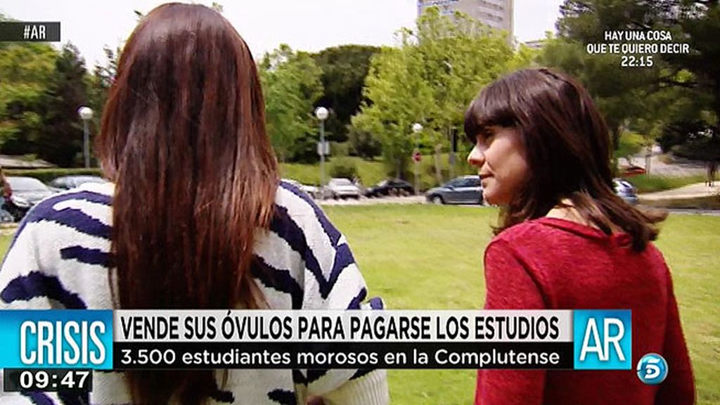 Iris, una estudiante de la Complutense, vende sus óvulos para pagarse los estudios