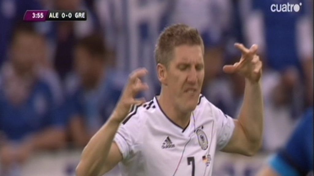 Gol anulado de Alemania en el minuto 3