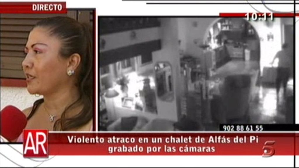 Sufre un violento atraco