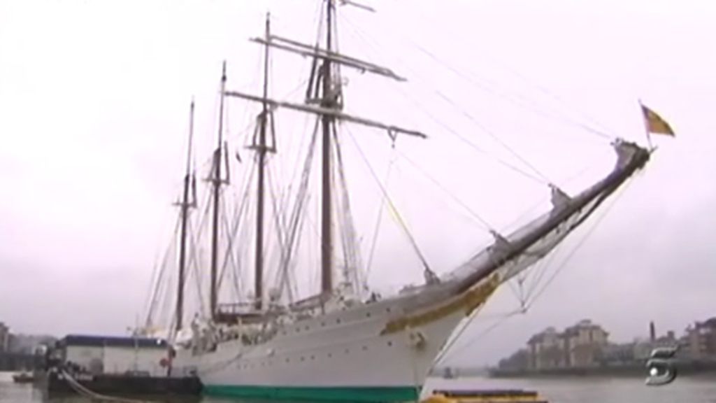 Elcano navega por el Támesis