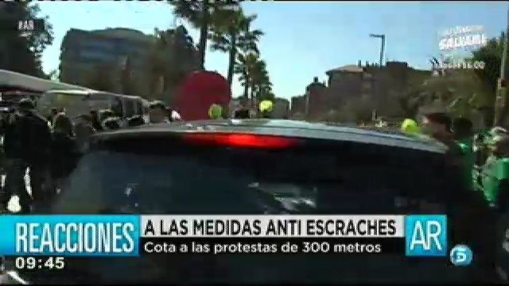 El Gobierno cota los escraches a los 300 metros