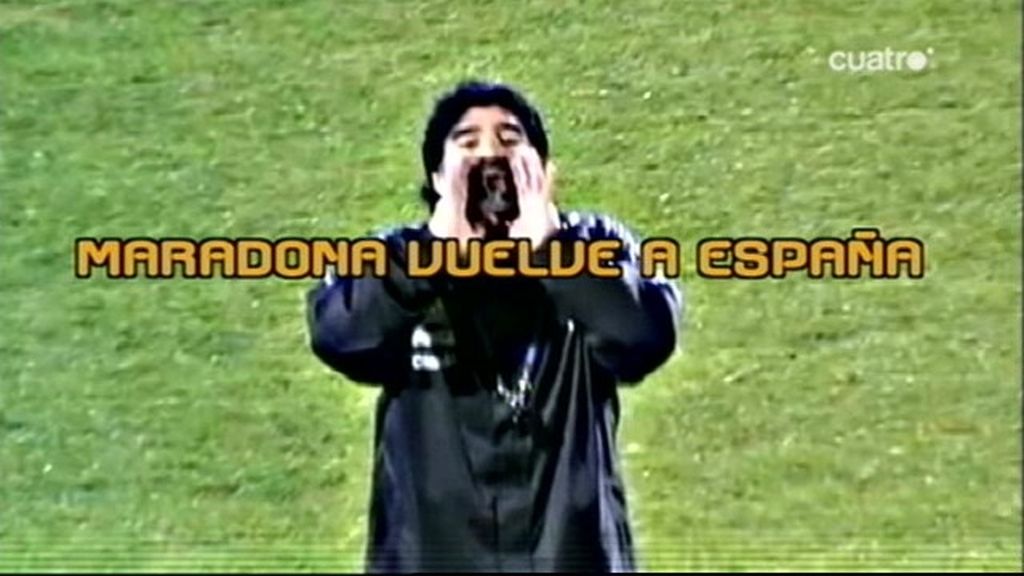 Maradona vuelve a jugar en España