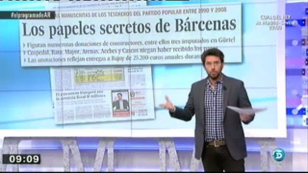 'El País' hace públicos los cuadernos que recogerían los pagos a dirigentes del PP