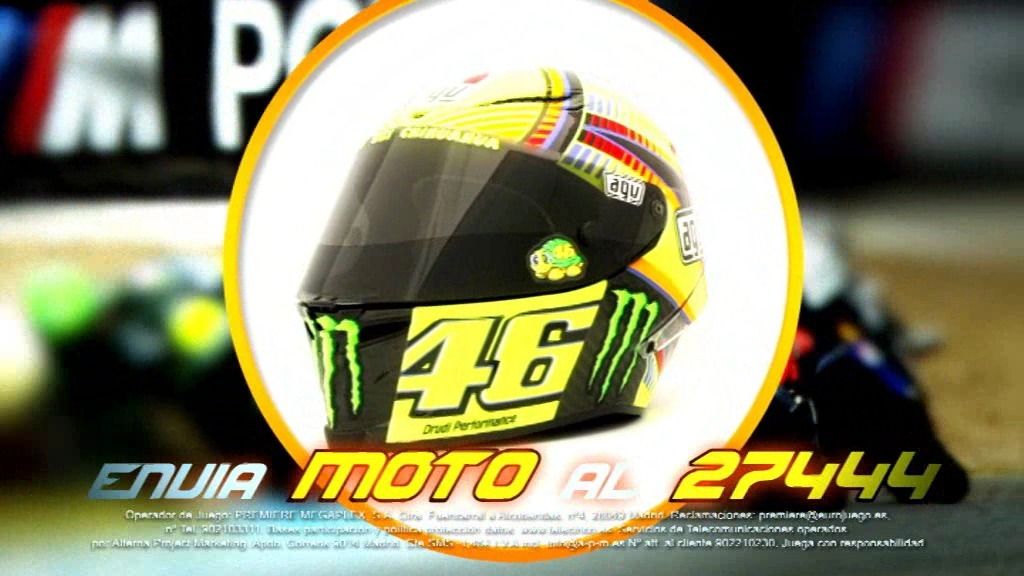 Gana 3.000€ o el casco de Rossi