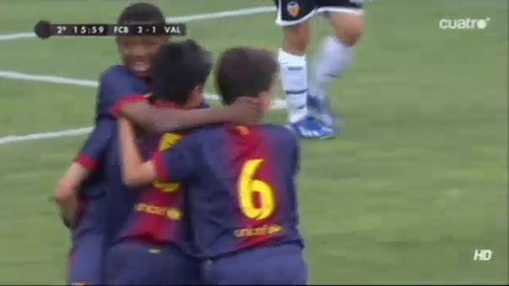 Gol: Barcelona 2-1 Valencia (min.36)