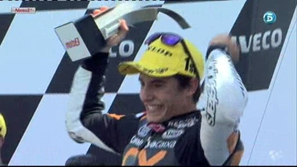 Márquez se sube a lo más alto del podio por tercera vez esta temporada