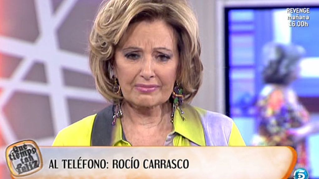 Rocío Carrasco: "Siempre se van los mejores"