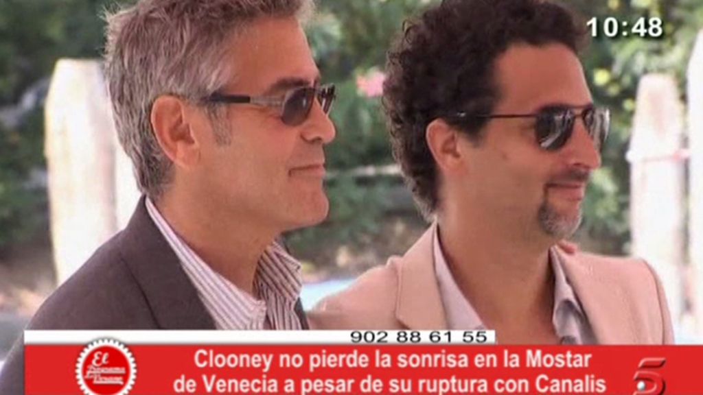 Clooney sigue sonriendo