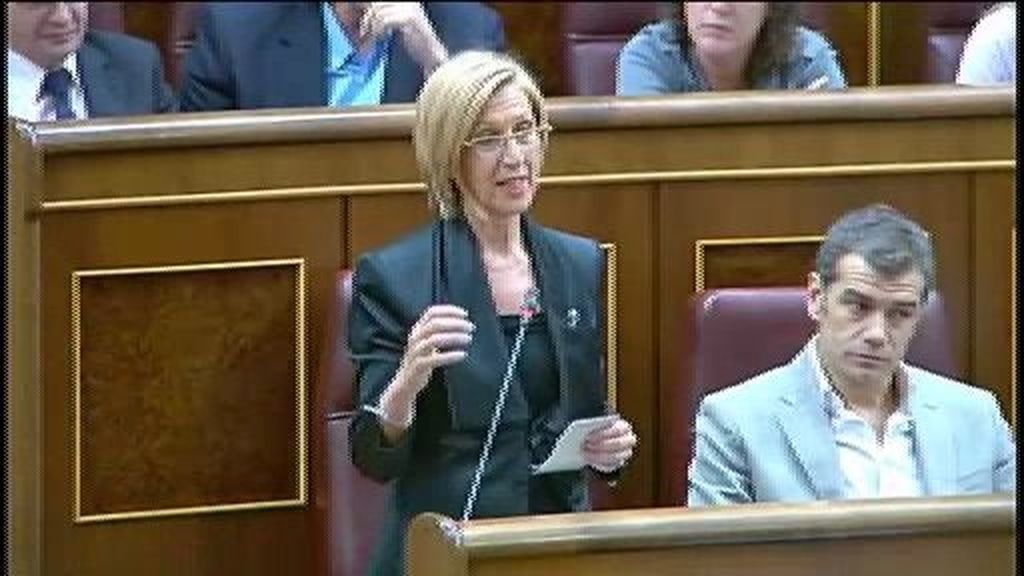 Díez a Rajoy: "Diga conmigo la palabra rescate"