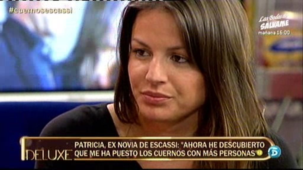 Patricia, ex de Escassi: "Estoy segura de que él y Sonia tuvieron relaciones"