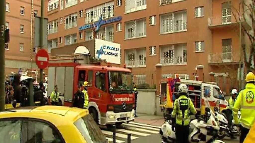 Explosión en la clínica La Milagrosa de Madrid