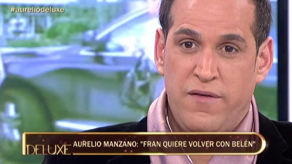 Aurelio Manzano: "Fran quiere volver Belén"
