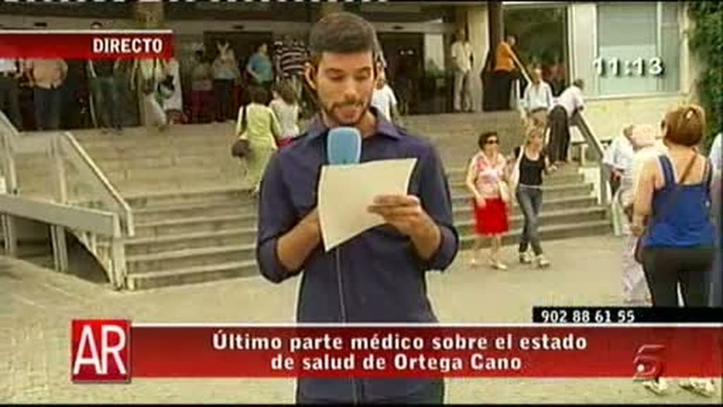 Parte médico de Ortega