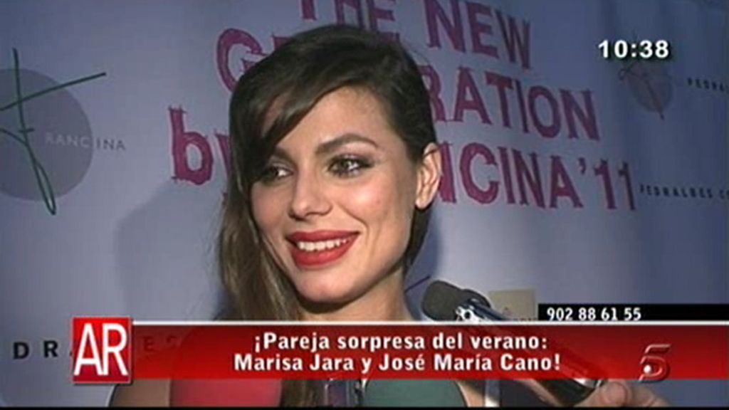 Marisa Jara y J.M Cano, juntos