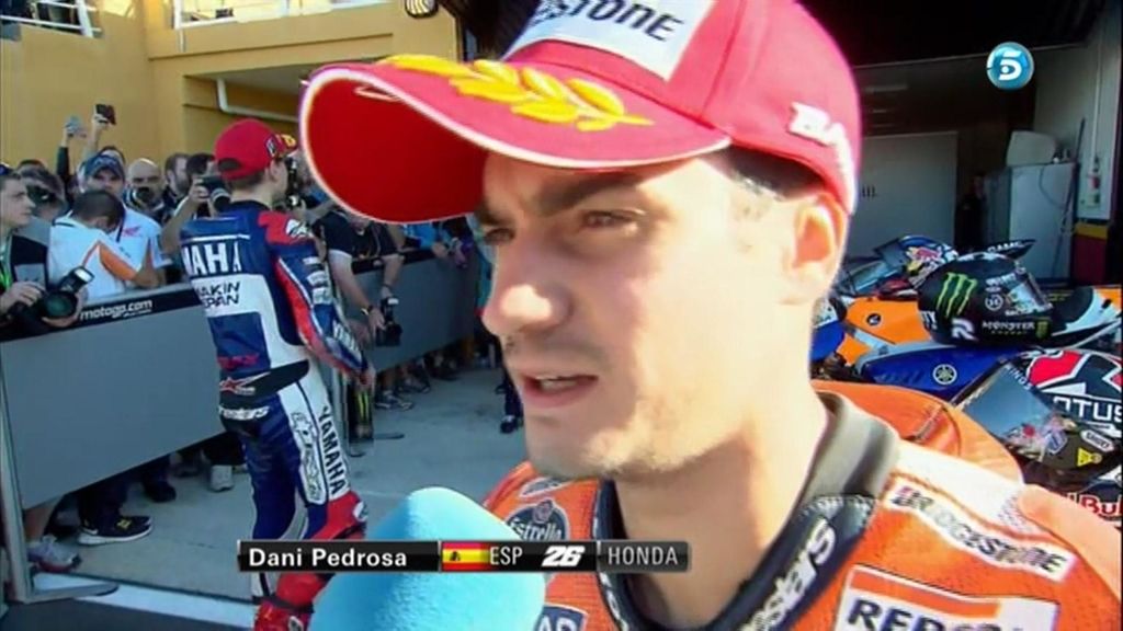 Dani Pedrosa: "La carrera será difícil porque Jorge y Marc están apretando al máximo"