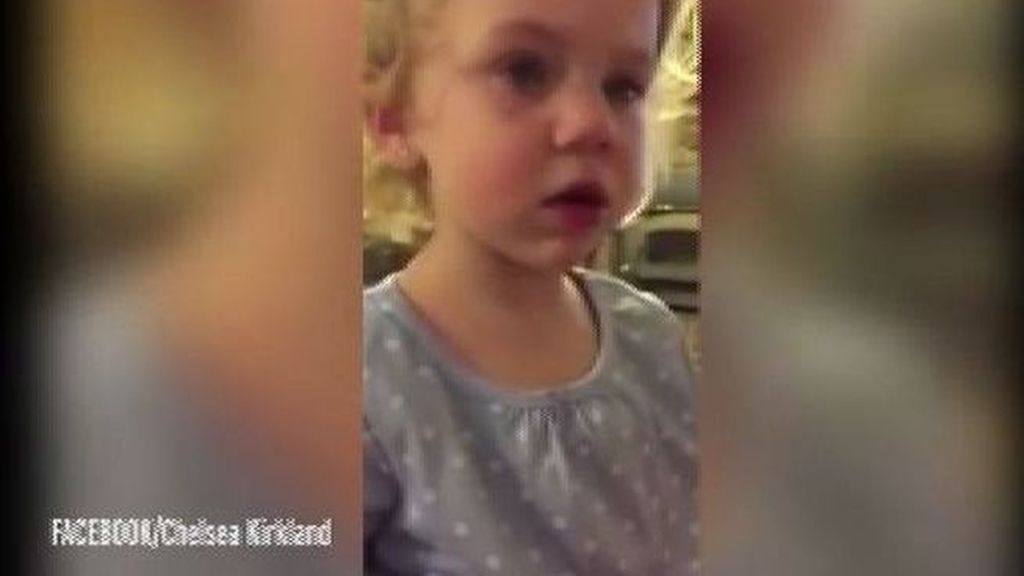 La desolación de una niña de dos años porque su padre no le deja tener novio, viral